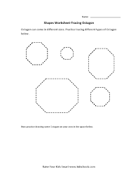 Tracing Worksheets Octagon Tracing Worksheets Tracing Worksheets Preschool Preschool Worksheets