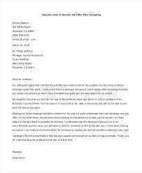 How To Decline A Offer Email Joselinohouse Offer And Acceptance Job Offer Acceptance Letter