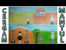 Hal inilah yang harus kalian tentukan terlebih dahulu untuk lanjut ketahap proses pembuatan poster selanjutnya. Cergam Cerita Bergambar Dengan Tema Pendidikan Wajib Belajar 9 Tahun Youtube