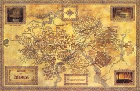 Moria Map Illustration From The Lord Of The Rings And The Image 1 Middle Earth Map Tolkien Map Mines Of Moria