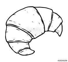 If you got everything right, your croissant drawing should look like this. Croissant Drawing At Paintingvalley Com Explore Collection Of Croissant Drawing