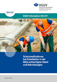Check spelling or type a new query. Schutzmassnahmen Bei Erdarbeiten In Der Nahe Erdverlegter Kabel Und Rohrleitungen Dguv Informationen Regelwerk Dguv Publikationen