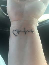 Newest Tattoo Semi Colon Heart With My Dad S Heartbeat I Love It Tattoos Semicolon Heart Tattoo Small Tattoos For Guys