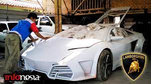 5 Mobil Lamborghini Buatan Tangan Sendiri Youtube
