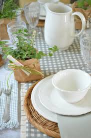 Check spelling or type a new query. Casual Herb Themed Tablescape Farmhouse Table Setting Tea Party Table Settings Tablescapes