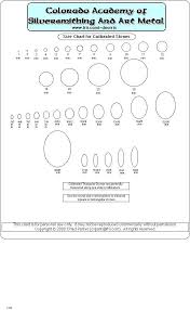 Printable Calibrated Stone Size Chart Make Sure To Print It Full Size For Measuring Accuracy Jewelry Display Organizer Basic Jewelry Beading Tools