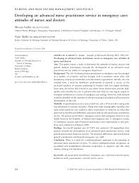Overview of all products overview of hubspot's free tools marketing automation softwa. Pdf Developing An Advanced Nurse Practitioner Service In Emergency Care Attitudes Of Nurses And Doctors