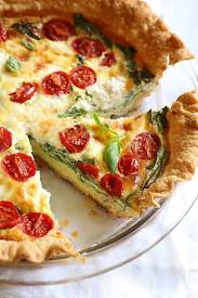 Spinach Ricotta Quiche Recipe Yummly Recipe Vegetarian Quiche Recipes Quiche Recipes Basic Quiche Recipe