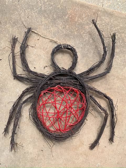 What to do with a giant cardboard spider?