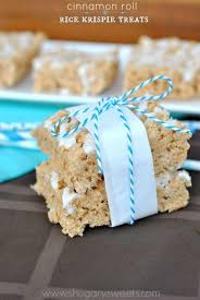 Cinnamon Roll Rice Krispie Treats Shugary Sweets Rice Krispie Treats Krispie Treats Recipe Rice Krispies