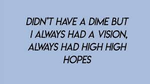 High Hopes Panic At The Disco Lyrics Panic At The Disco Lyrics High Hopes Lyrics