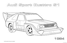 Print coloring of audi and free drawings. Audi Sport Quattro S1 1984 Coloring Pages Printable