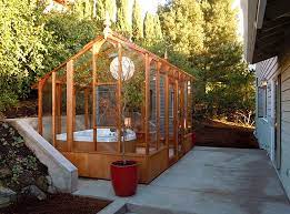 The greenhouse at sand dunes pool. Hot Tub Solarium