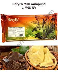 ️ masukkan dairy cream dalam periuk double boil dulu. Beryl S Gourmet Milk Compound Chocolate Bar L M08 Nv 1 Kg Arifeonline Arife Lamoulde Online Store