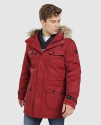 Parka rouge homme columbia challengerzippé au milieu du torsegrande poche à l'avantcapuche resserrable. Parka Homme Rouge A Capuche Easy Wear Mode El Corte Ingles