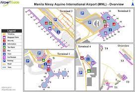Manila Ninoy Aquino International Mnl Airport Terminal Map Overview Airport Map Airport Guide Airport