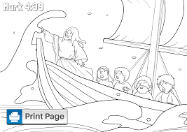 Permission to photocopy granted to original purchaser only. Free Jesus Calms The Storm Coloring Pages Printable Pdfs Connectus