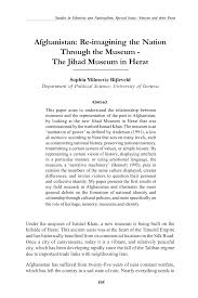 Www.generalfixer.com how to level a floor from the the top side. Pdf Afghanistan Re Imagining The Nation Through The Museum The Jihad Museum In Herat
