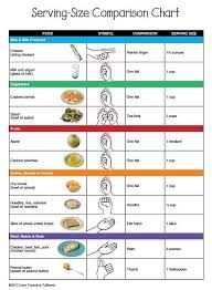 Serving Size Guide In 2019 Food Portion Sizes Portion