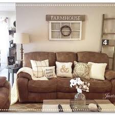 Maybe you would like to learn more about one of these? 99 Diy Farmhouse Living Room Wall Decor And Design Ideas Philanthropyalamode Com Popular Home Design Brown Couch Living Room Farm House Living Room Rustic Family Room