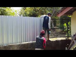 Harga canopy galvalum jogja jual jasa pasang pagar dan kanopi di yogyakarta dengan harga murah galvalum , kaca , kain , baja ringan dan untuk harga kanopi mulai dari 200rbu per meter persegi. 15 Menit Cara Cepat Pemasangan Pagar Galvalum Youtube