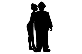 Download Woman Kissing Firefighter On Cheek Silhouette Svg Cut File By Creative Fabrica Crafts Creative Fabrica Yellowimages Mockups