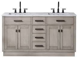 For a bit of contrast, you can't go wrong with a grey worktop. Chestnut 60 Bath Vanity Transitional Bathroom Vanities And Sink Consoles By Water Creation Houzz