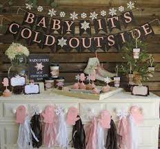 Baby Its Cold Outside Baby Shower Decorations Winter Party Etsy Christmas Baby Shower Winter Baby Shower Themes Winter Baby Shower Decorations