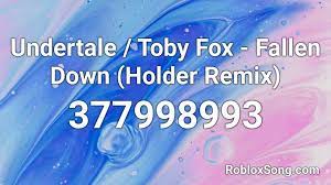 Fallen down on roblox piano | undertale amino / looking for good undertale music ids for your roblox games in one place?. Undertale Toby Fox Fallen Down Holder Remix Roblox Id Roblox Music Codes