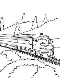 Freight train coloring pages are a fun way for kids of all ages to develop creativity, focus, motor skills and color recognition. Model Train On Railroad Coloring Page Color Luna Train Coloring Pages Monster Truck Coloring Pages Cars Coloring Pages