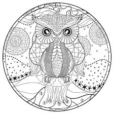 Dätcha mandala french heavy blues trio have found the perfect balance between material and spiritual thoughts. Mandala Mit Eule Vektor Abbildung Illustration Von Buch 96081337
