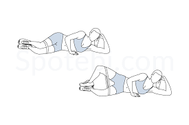 Resistance Band Clamshell Illustrated Exercise Guide