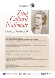 15 ianuarie 2021/în noutăți /de marina romanciuc. Ziua Culturii NaÈ›ionale Miercuri 15 Ianuarie 2020