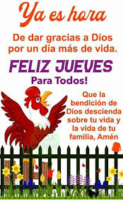 Check spelling or type a new query. A Es Haia De Dar Gracias A Dios Por Un Dia Mas De Vida Feliz Jueves Para Todos Que La Bendicion De Dios Descienda Sobre Tu Vida Y La Vida De Tu