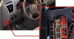 Audi Q5 8r 2009 2010 2011 2012 2013 2014 2015 2016 2017 Fuse Box Location Audi Fuse Box Audi Q5