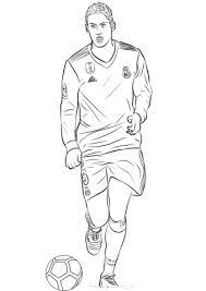 Click the lionel messi coloring pages to view printable version or color it online (compatible with ipad and android tablets). Raphael Varane Playing Soccer Coloring Page Free Printable Coloring Pages For Kids