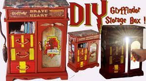 Diy Upcycle Harry Potter Gryffindor Storage Jewellery Box Harry Potter Room Decor Harry Potter Jewelry Box Harry Potter Decor