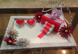 Engagement Ring Platter Wedding Gifts Packaging Engagement Ring Platter Marriage Decoration