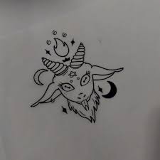 Red Moon On Instagram B A B Y B A P H O M E T Latriada Latriadatattoostudio Lat Halloween Tattoos Tattoo Flash Art Body Art Tattoos