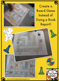 Create Story Board Games Instead Of Book Reports Board Games Book Report Book Projects