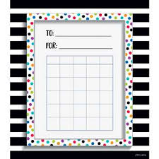 Spot Stripe Student Incentive Chart Bold And Bright Ctp0536