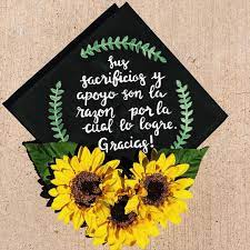 Sus Sacrificios Y Apoyo Son La Razon Por La Cual Lo Logre G College Graduation Cap Decoration Graduation Cap Decoration High School Graduation Cap Decoration