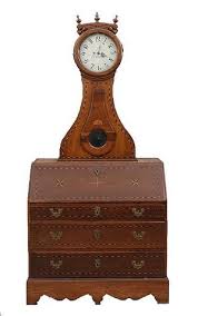 Digital alarm clock, with wooden electronic led time display, 3 alarm settings, humidity & temperature detect, wood made electric clocks for bedroom, bedside, black. Swedish Mora Clocks For Sale
