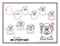 How To Draw Mr Potato Head Art For Kids Potato Drawing Drawings Potato Heads