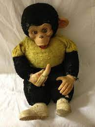 Vintage 1950 S Monkey With Banana Columbia Toy Co Vintage Toys 80s My Childhood Memories Vintage Toys
