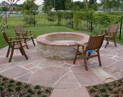 A fire pit itself is rarely larger than four or five feet across. Rustic Outdoor Fire Pit Seating Novocom Top