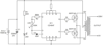 Poin pembahasan terpopuler skema stepper clas h, skema inverter adalah : Ilmu Tehnik Kelistrikan Cara Membuat Inverter Dc 12v Ke Ac 220v