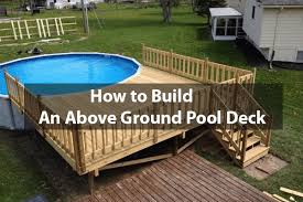 For a pool, you need a backyard. How To Build An Above Ground Pool Deck Steps By Steps Cucu Pool
