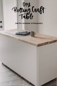‪DIY Craft Table with Storage - Lemon Thistle‬‏