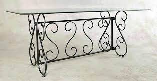 New, vintage and antique wrought iron dining tables. Wrought Iron Dining Tables By Grace